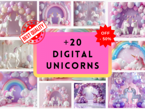 unicorn watercolor craft projects