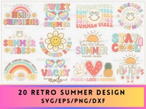 Retro summer design