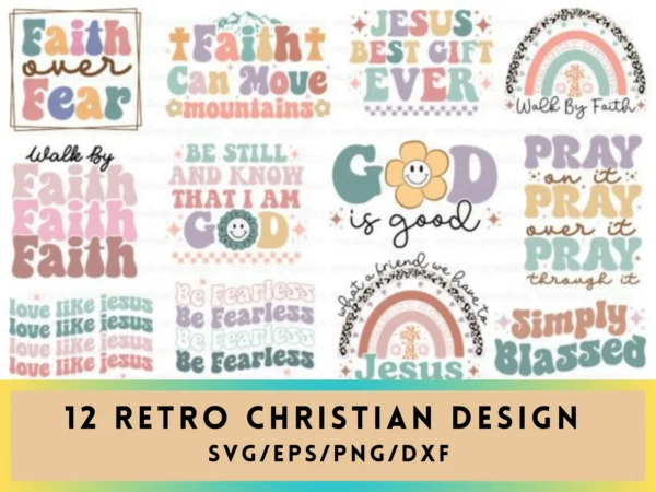 Retro christian design