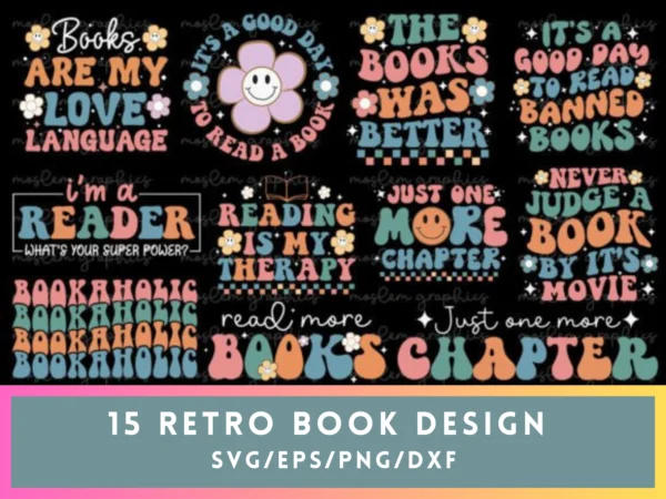 Retro book bundle